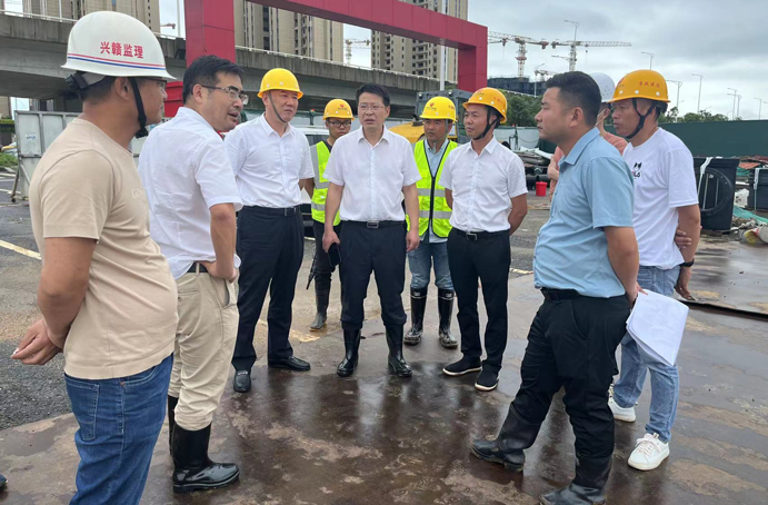 市政公用集團黨委委員、督查督辦室部長劉順保到杭州路項目調(diào)研