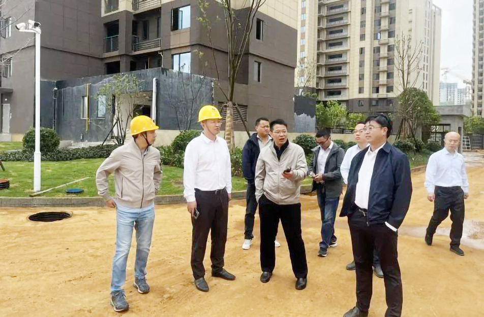 劉順保到杭州路項目、秦坊安置房項目調(diào)研