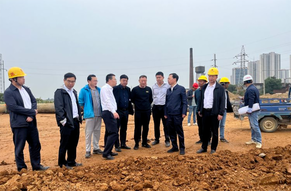 萬義輝到秦坊安置房、杭州路項目調研