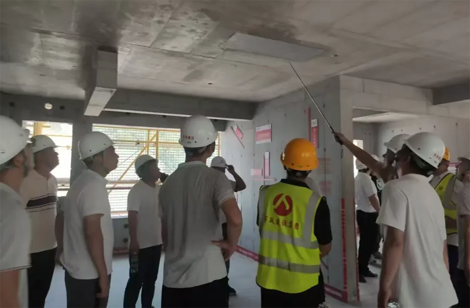 南昌市政建設集團有限公司年中“品質提升”優(yōu)秀項目現(xiàn)場觀摩